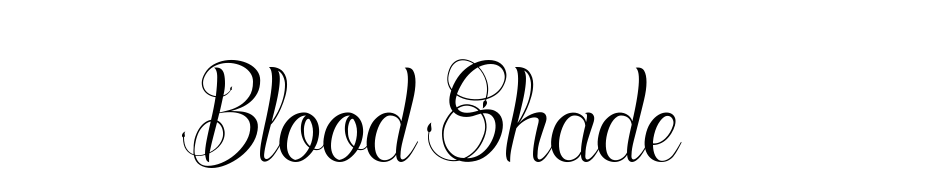 Blood Shade Font Download Free